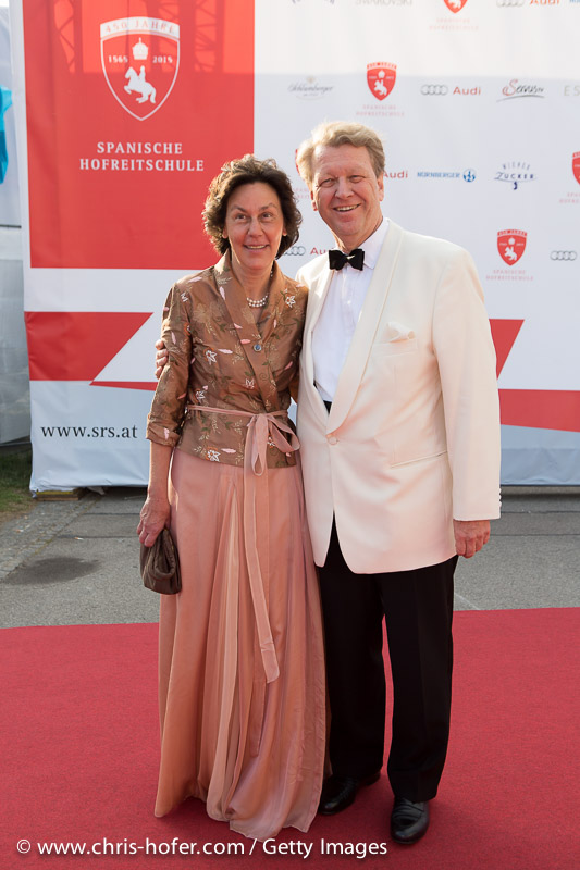 VIENNA, AUSTRIA - JUNE 26: guests attend the gala event 450 years Spanische Hofreitschule on June 26, 2015 in Vienna, Austria.  (Photo by Chris Hofer/Getty Images)