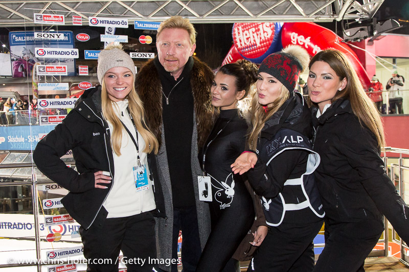 SAALBACH-HINTERGLEMM, AUSTRIA - DECEMBER 05:  Boris Becker during the third and final day of the Formula Snow 2015 ski opening on December 5, 2015 in Saalbach-Hinterglemm, Austria.  (Photo by Chris Hofer/Getty Images)