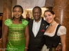 AMREF Black & White Charity-Gala im Gwandhaus Salzburg, 2014-05-16; Foto: Chris Hofer; Bild zeigt: Botschafter von Kenia Michael Adipo Okoth Oyugi mit Gattin, Bond-Girl Caterina Murino