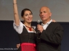 AMREF Black & White Charity-Gala im Gwandhaus Salzburg, 2014-05-16; Foto: Chris Hofer; Bild zeigt: Bond-Girl Caterina Murino, Fritz Egger