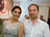 AMREF Black & White Charity-Gala im Gwandhaus Salzburg, 2014-05-16; Foto: Chris Hofer; Bild zeigt: Bond-Girl Caterina Murino, Lothar Riedl