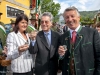 Eröffnungsfeier Mesnergütl Gemeinde Hallwang, 2011-04-29, Foto: Chris Hofer, Bild zeigt: LHF Gabi Burgstaller, Bundespräsident Heinz Fischer, Bgm. Helmut Mödlhammer