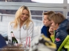 SAALBACH-HINTERGLEMM, AUSTRIA - DECEMBER 05:   Pamela Anderson with manager and event promoter during the third and final day of the Formula Snow 2015 ski opening on December 5, 2015 in Saalbach-Hinterglemm, Austria.  (Photo by Chris Hofer/Getty Images)