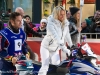 SAALBACH-HINTERGLEMM, AUSTRIA - DECEMBER 05:   Pamela Anderson and DTM racer driver Timo Scheider during the third and final day of the Formula Snow 2015 ski opening on December 5, 2015 in Saalbach-Hinterglemm, Austria.  (Photo by Chris Hofer/Getty Images)
