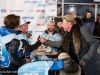 SAALBACH-HINTERGLEMM, AUSTRIA - DECEMBER 05:   Boris Becker congratulates IXXALP team during the third and final day of the Formula Snow 2015 ski opening on December 5, 2015 in Saalbach-Hinterglemm, Austria.  (Photo by Chris Hofer/Getty Images)
