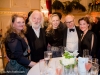 VIENNA, AUSTRIA - MARCH 19: Ulrike Beimpold, Karl Merkatz, Nino Proll, Simon Schwarz and Kristina Sprenger attend Karl Spiehs 85th birthday celebration on March 19, 2016 in Vienna, Austria. (Photo by Chris Hofer/Getty Images)