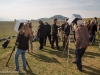 Partielle Sonnenfinsternis, beobachtet bei der Volkssternwarte am Voggenberg bei Bergheim, 2015-03-20, Foto: Chris Hofer