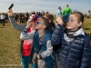Partielle Sonnenfinsternis, beobachtet bei der Volkssternwarte am Voggenberg bei Bergheim, 2015-03-20, Foto: Chris Hofer, Bild zeigt: Matthias, Lenny, Max, Tom, Lea