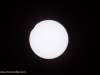 Partielle Sonnenfinsternis, beobachtet bei der Volkssternwarte am Voggenberg bei Bergheim, 2015-03-20, Foto: Chris Hofer, Bild zeigt: Phase um 11:50
