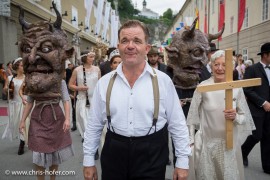 Bilder :: Umzug zur Jedermann Aufführung - Salzburger Festspiele 2015
