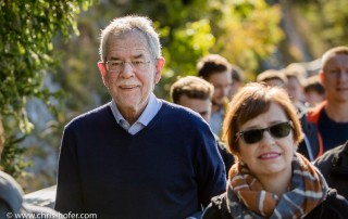 Fotograf Salzburg Wanderung am Salzburger Gaisberg mit Bundespräsidentschafts-Kandidat Alexander Van der Bellen