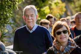 Bilder :: Wanderung mit Bundespräsidentschafts-Kandidat Alexander Van der Bellen